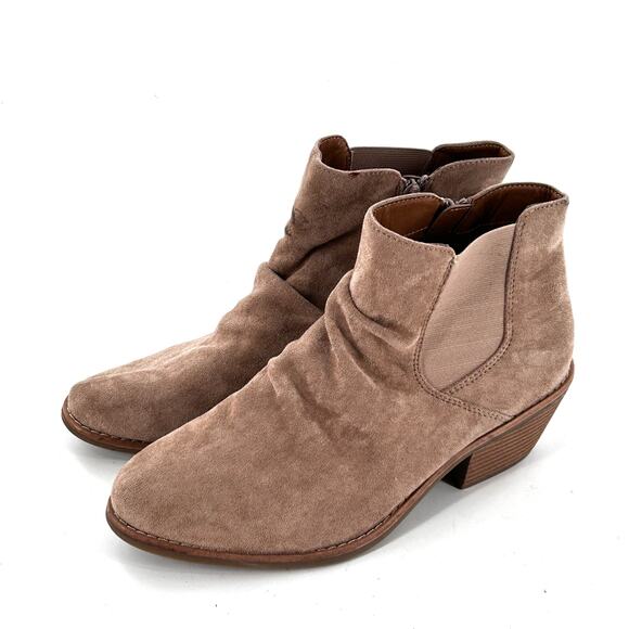 Sofft Eurosoft Adeah Boots 11 NWOT Tan Nude Beige Ankle Booties Boho Comfort - Picture 4 of 7